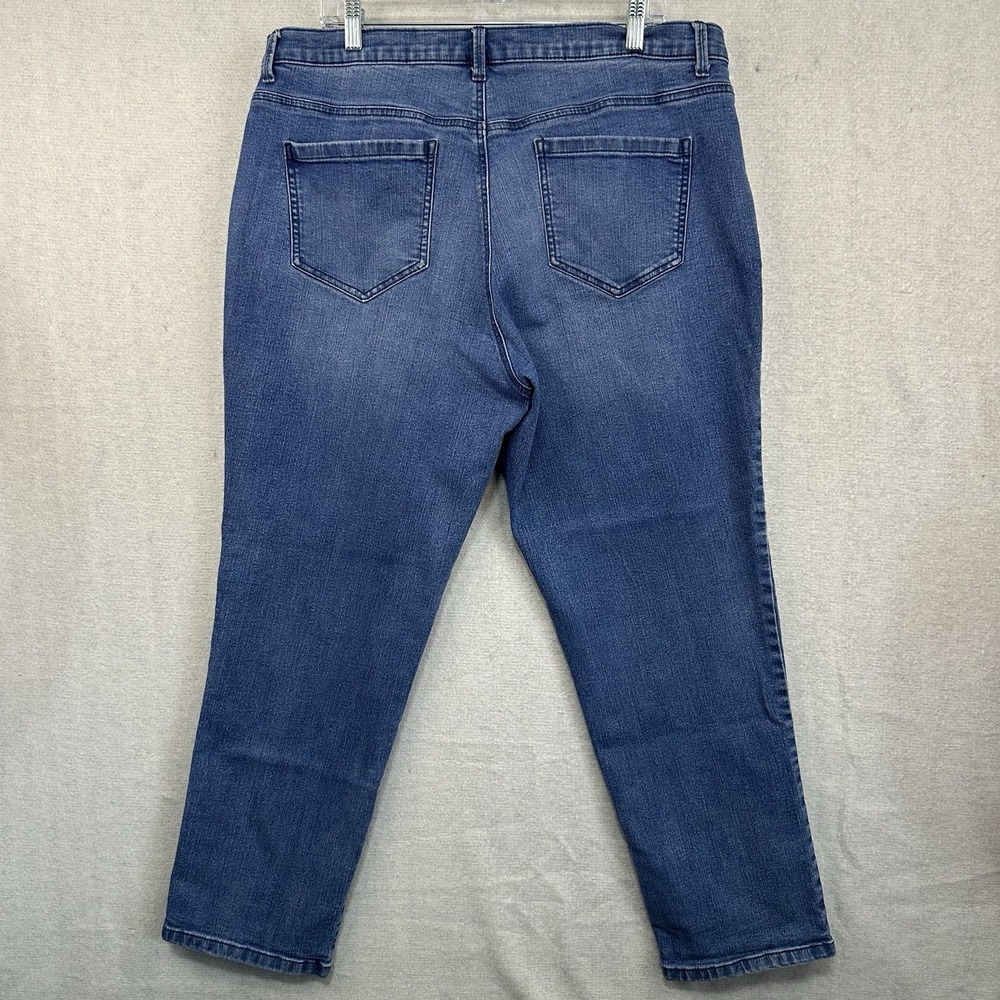 Gloria Vanderbilt Amanda Jeans Women's 16W Denim Stretch 2 Pairs - Picture 9 of 12